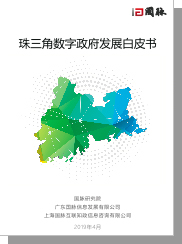 2019珠三角數字政府發展白皮書